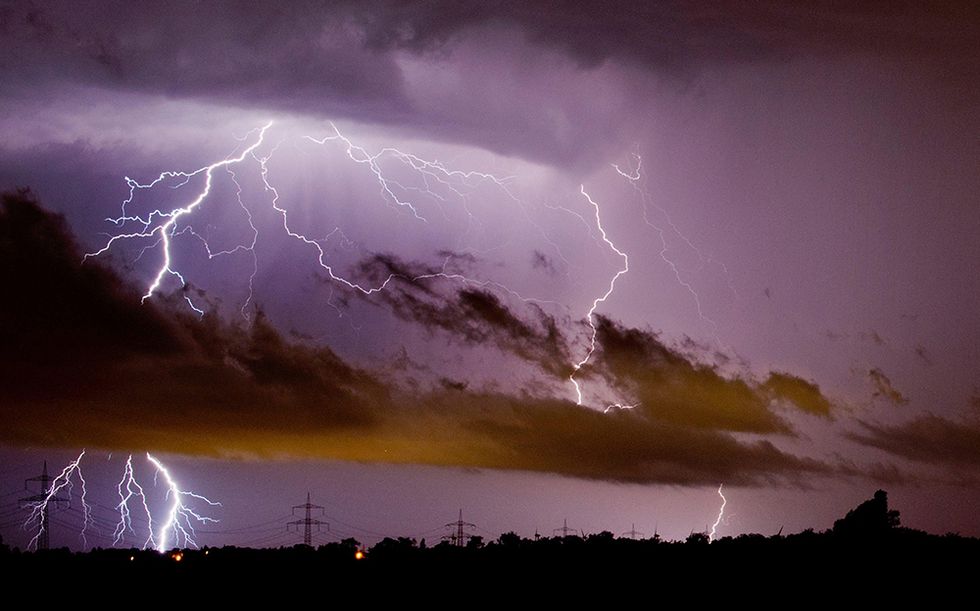 Tempesta di fulmini sulla Germania - Foto