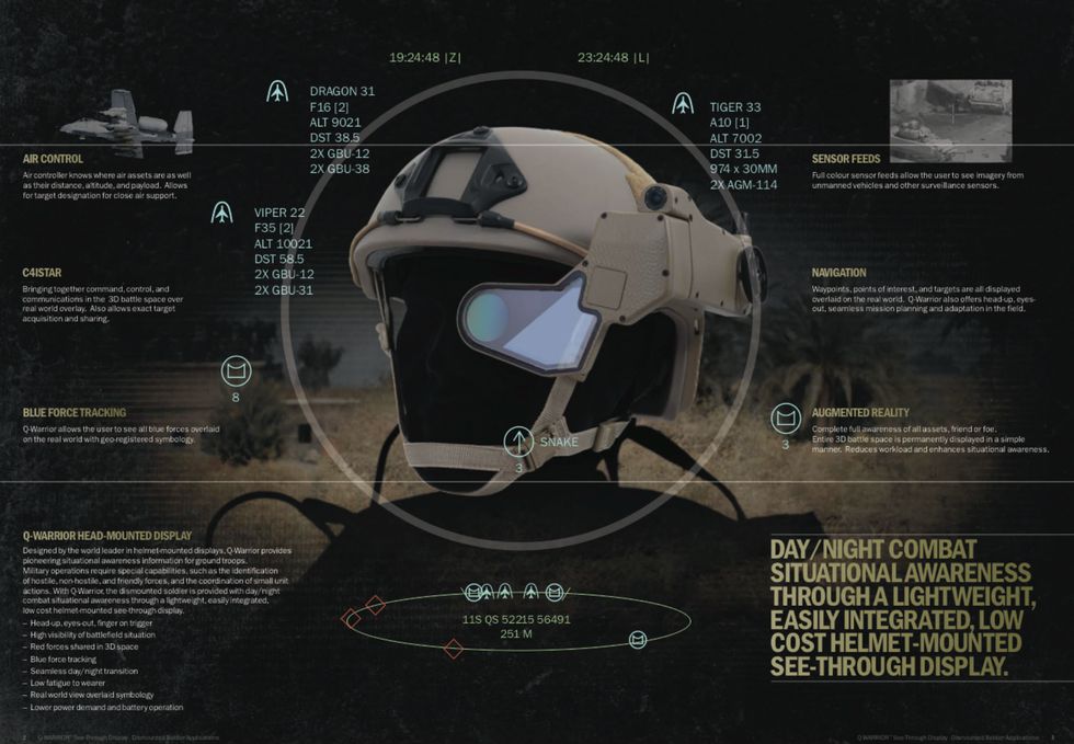 Q-Warrior, i soldati del futuro indosseranno i Google Glass (o qualcosa di simile)