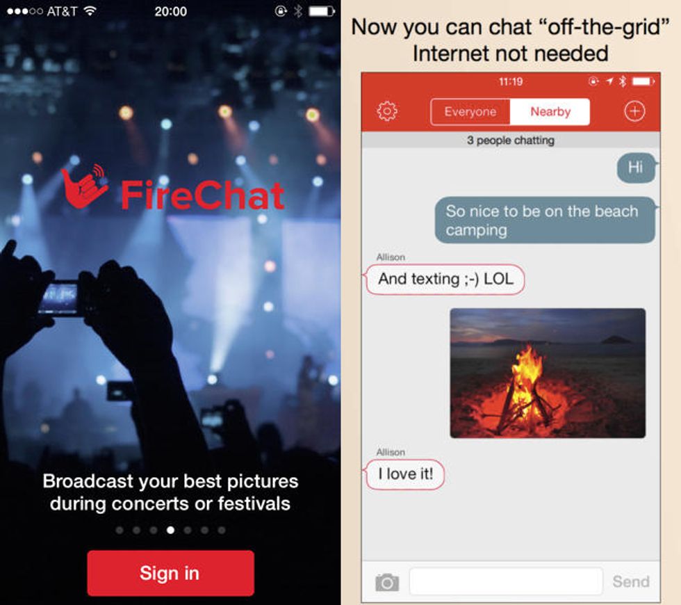 FireChat, l’app per chattare senza bisogno di connettersi a Internet