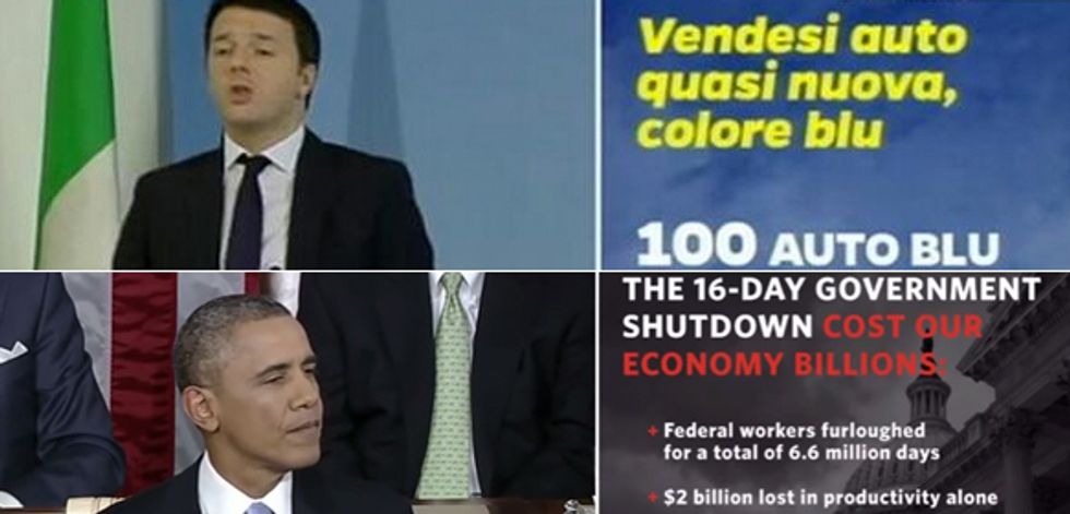 Le slide di Renzi (o di Obama?)