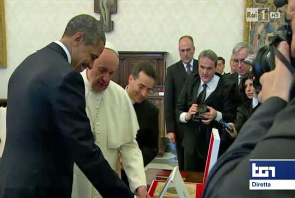Ascolti 27/3: Obama bene con il Papa, male con Renzi