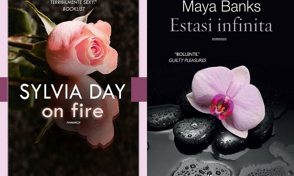 'Estasi infinita' di Maya Banks e 'On fire' di Sylvia Day