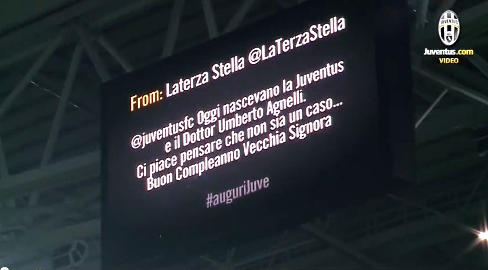 Laterza Stella allo Juventus Stadium…non è mai un caso.