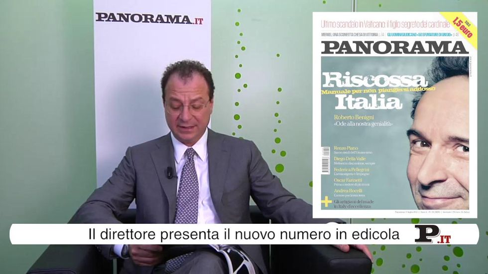 Il direttore Giorgio Mulè presenta il nuovo numero di Panorama in edicola dal 5 luglio
