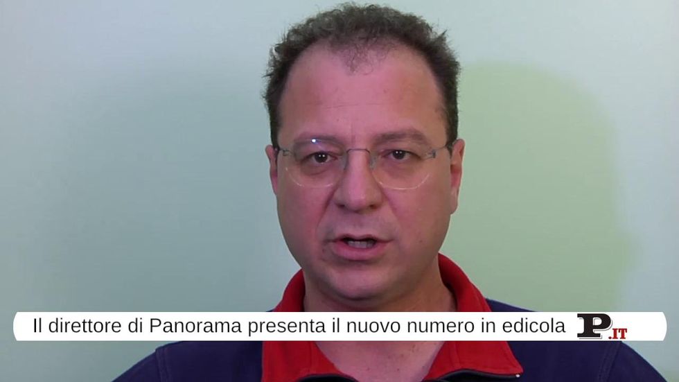 Il direttore Giorgio Mulè presenta il nuovo numero di Panorama, in edicola dal 9 agosto