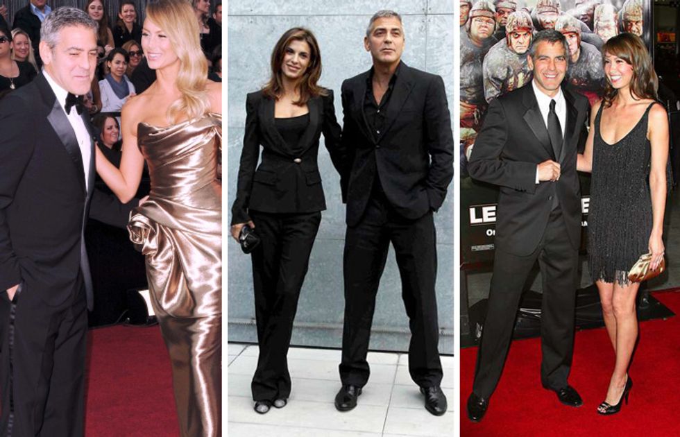 George Clooney e Stacey Keibler insieme sul red carpet. Nessuna rottura in vista