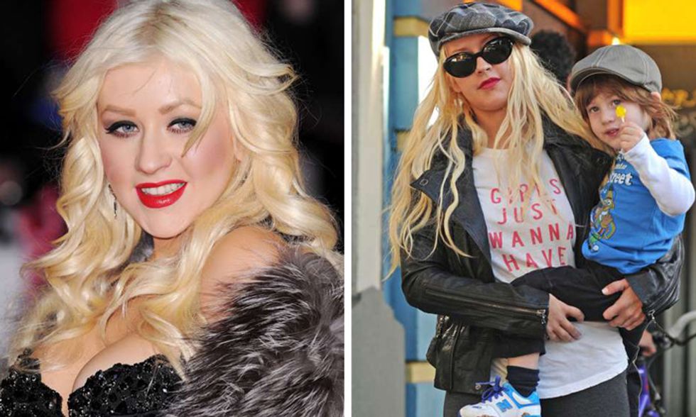 Christina Aguilera, sexy popstar e mamma affettuosa
