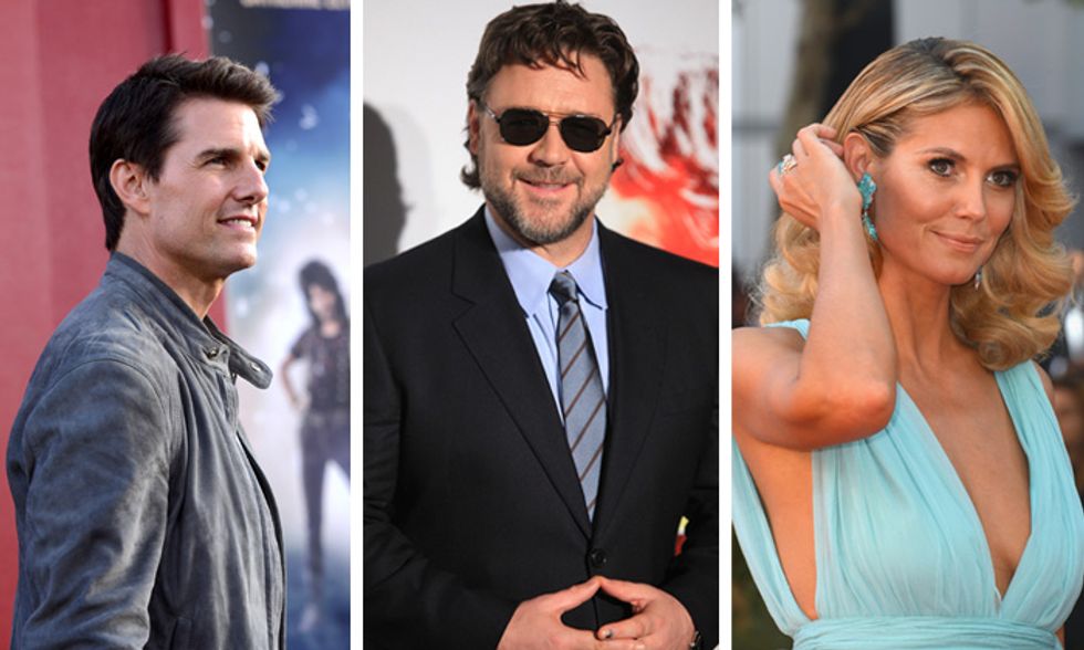Belen Rodriguez, Russell Crowe, Tom Cruise e altre star: le coppie vip scoppiate nel 2012
