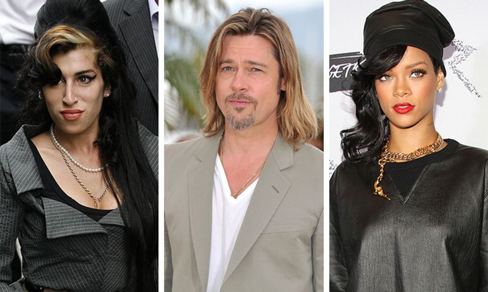 Da Pete Doerthy e Amy Winehouse, a Brad Pitt e Robin Givens, gli amori segreti delle star