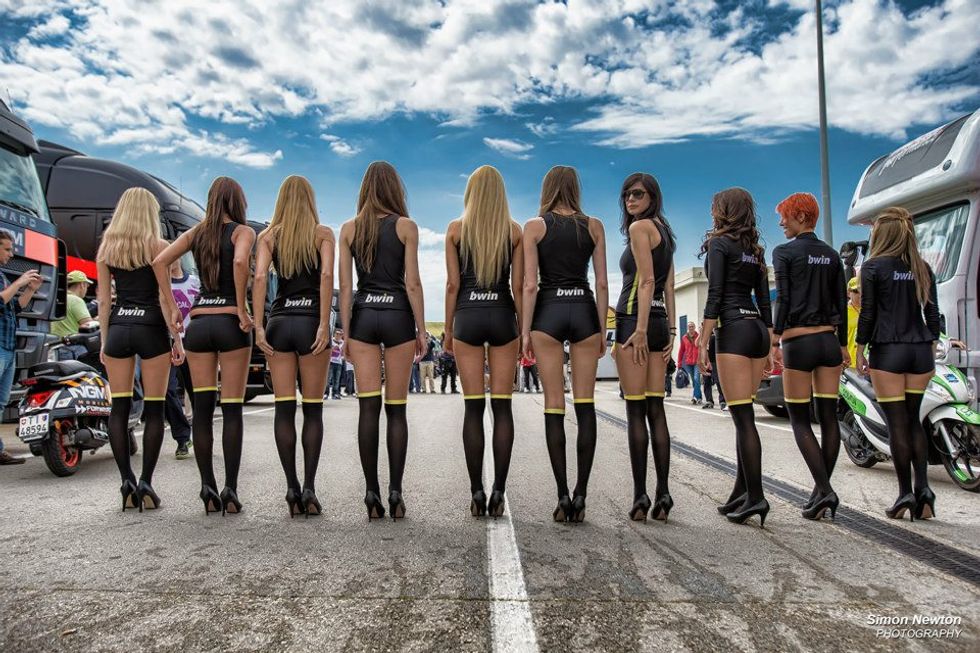 Moto Gp: le grid girls Bwin a Jerez