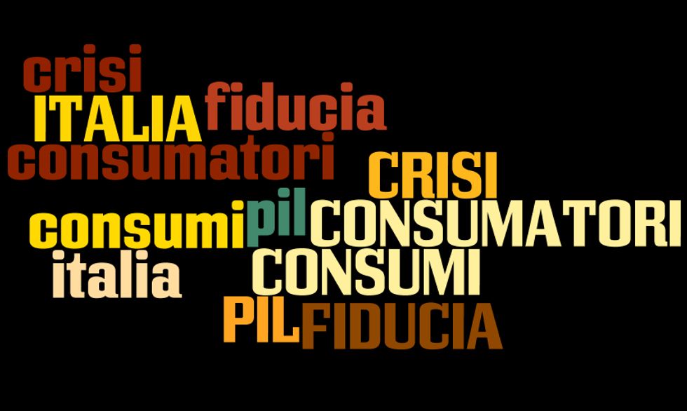 Il Italia: crollano consumi e fiducia
