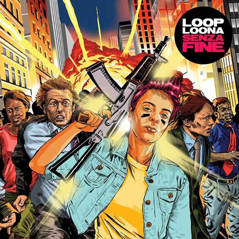 Il primo disco di Loop Loona è "Senza fine"