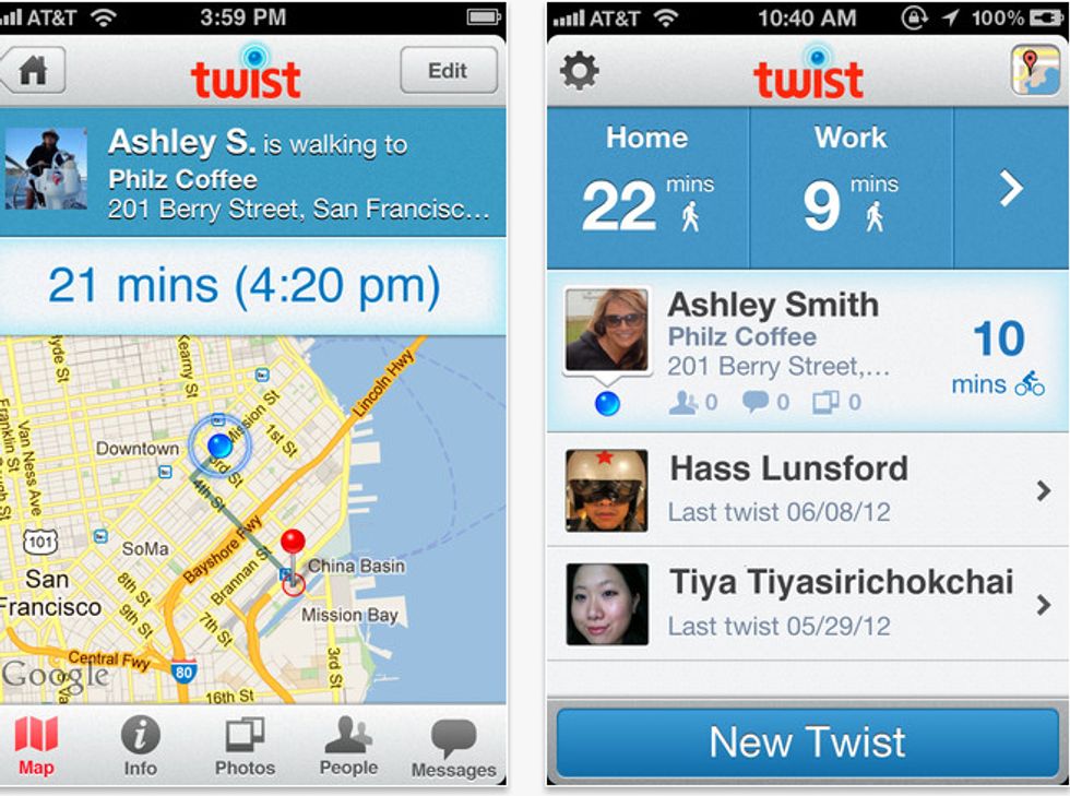 Twist, l’applicazione che dice ai tuoi amici a che ora arriverai (realisticamente)