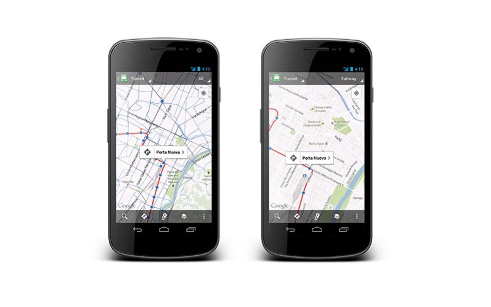 Google Maps punta sul trasporto pubblico su mobile