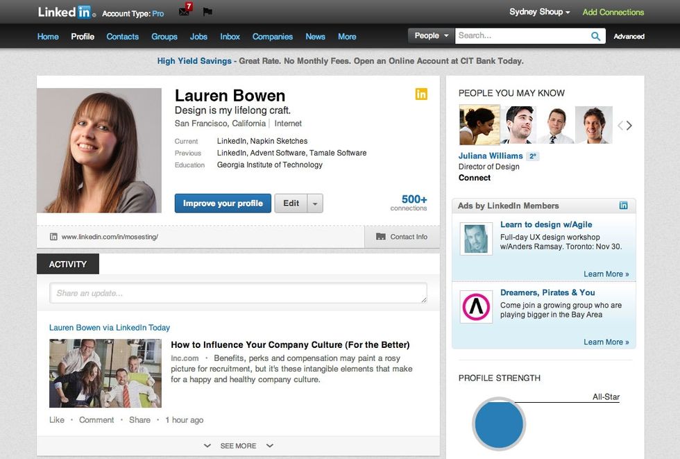 LinkedIn rinnova le pagine profilo, trovare lavoro sarà (un po') più facile