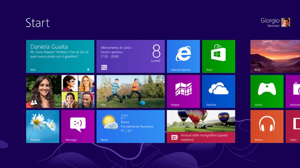 Windows 8, le immagini