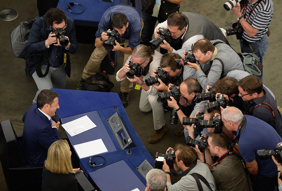 Matteo Renzi al Parlamento europeo e altre foto del giorno, 02.07.2014