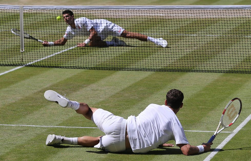 Djokovic vs Dimitrov a Wimbledon e altre foto del giorno, 04.07.2014