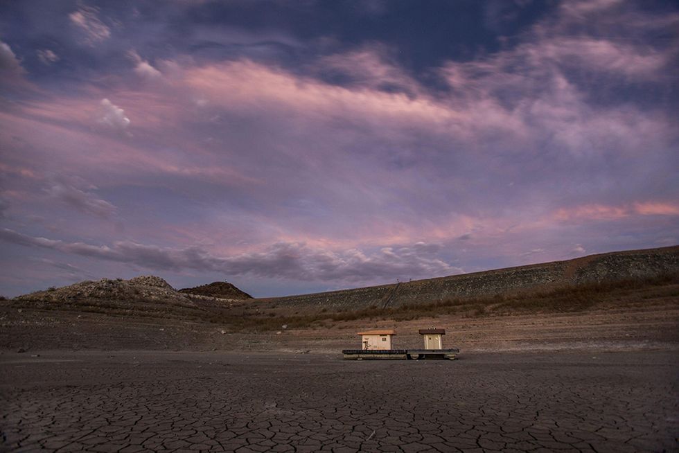 Il Lago Mead in Nevada prosciugato dalla siccità