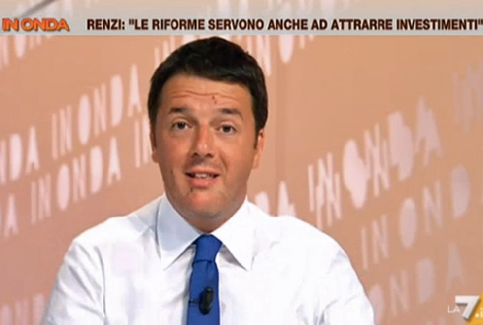 Ascolti 7/8: Matteo Renzi non fa volare “In Onda”