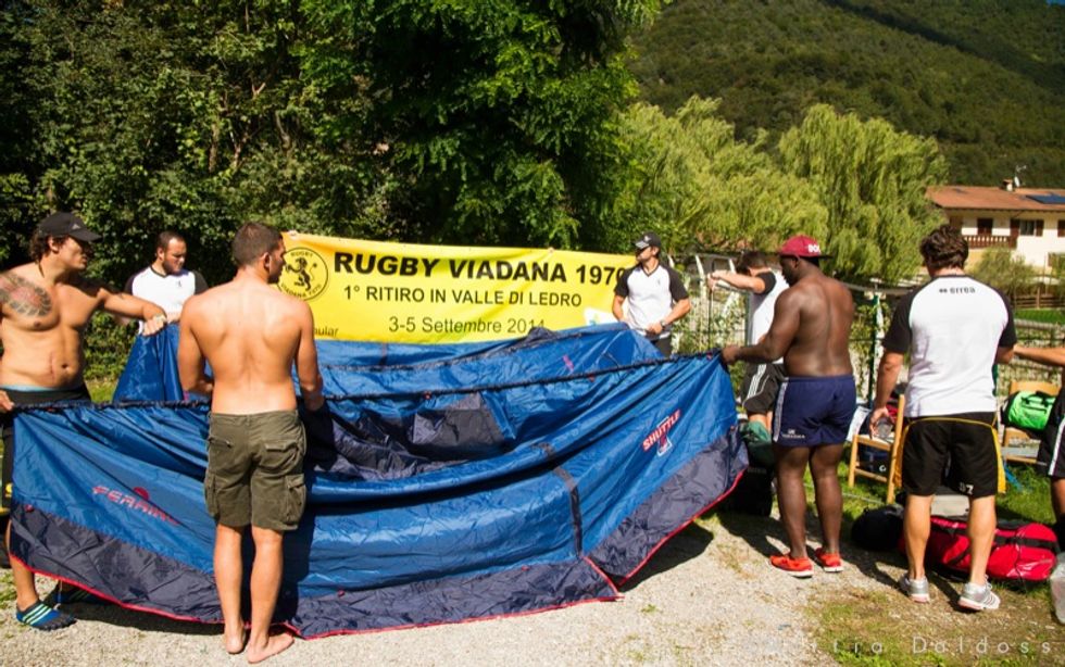 Il duro ritiro del Rugby Viadana