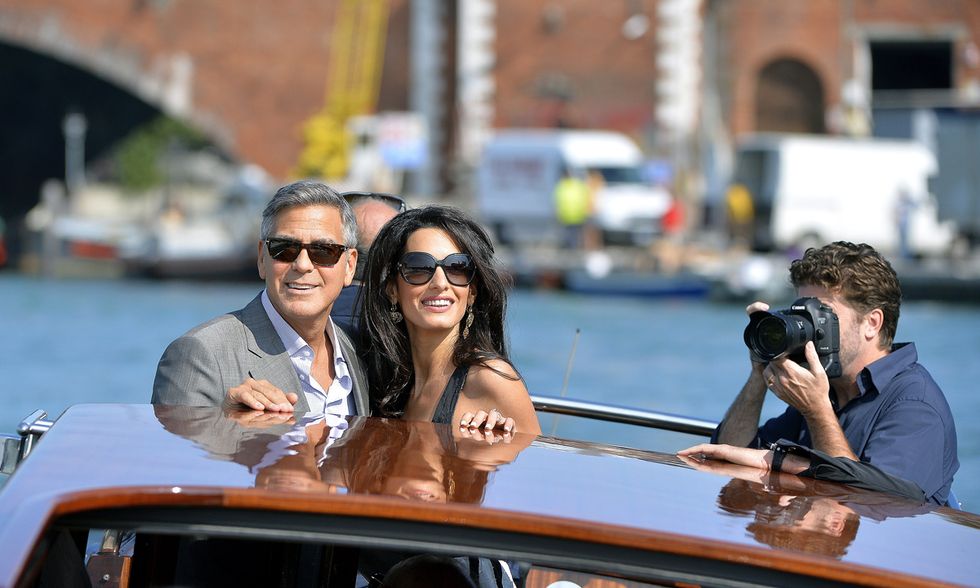 Clooney a Venezia per le nozze e altre foto del giorno, 26.09.2014