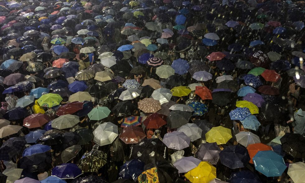 La bellezza della protesta a Hong Kong