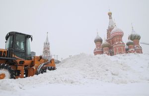 Nevicata record a Mosca