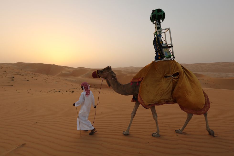 Google Street View nel Deserto Arabico