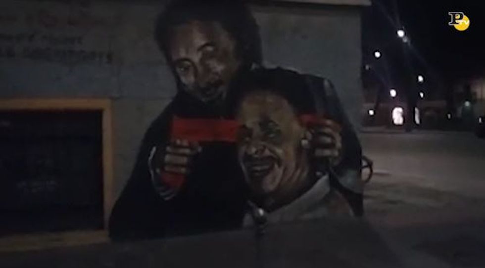Milano: murales Falcone e Borsellino vandalizzato