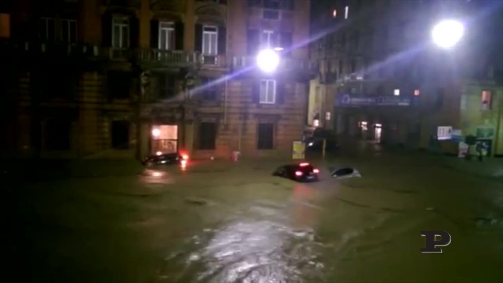 Alluvione Genova: un fiume in città