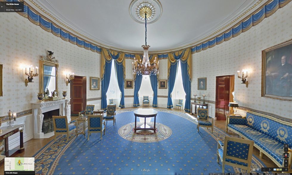 Google Street View nella Casa Bianca
