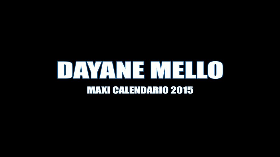 Dayane Mello: il backstage del calendario For Men 2015
