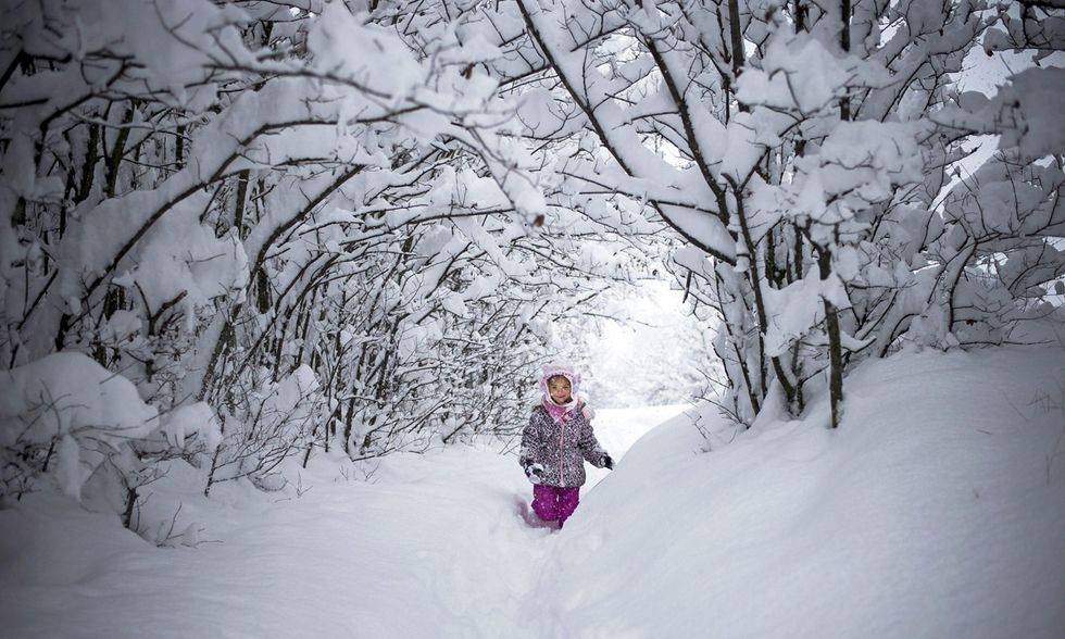 La neve sull'Europa: le foto più belle