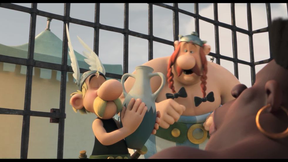 Asterix e il regno degli dei, estratto del film d'animazione