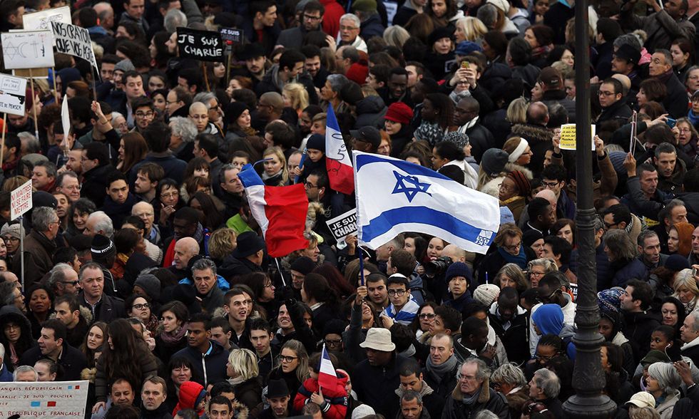 Le manifestazioni in Francia contro il terrorismo - Foto