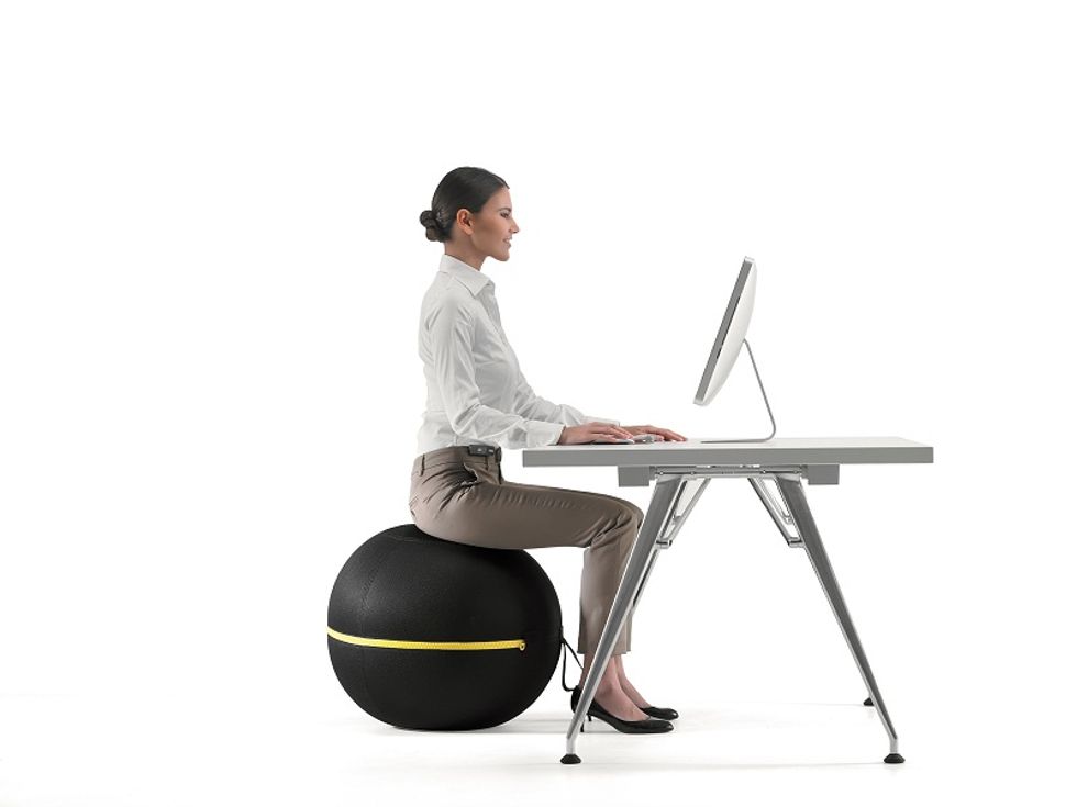 Can you sit on a ball? Yes, thanks to Technogym