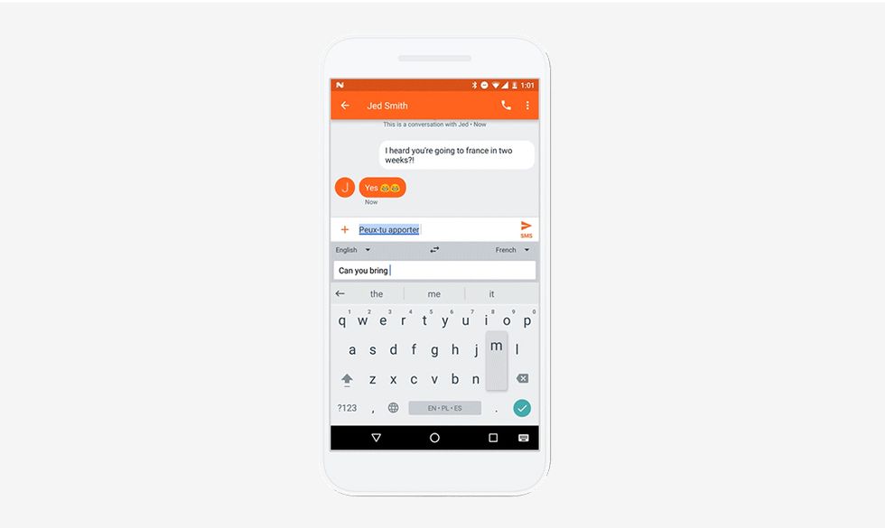 La nuova tastiera di Google traduce i messaggi in tempo reale