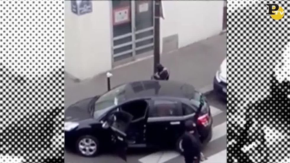 Charlie Hebdo: nuovo video della fuga