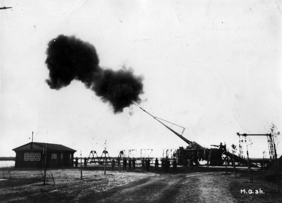 Grande Guerra: la storia e le foto del "Cannone di Parigi"