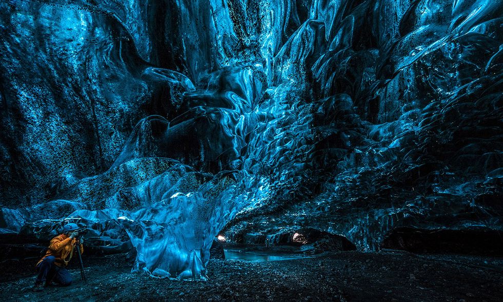 Islanda, le grotte spettacolari del ghiacciaio Vatnajökull