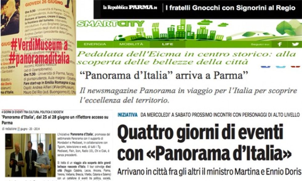 Parma: la rassegna stampa