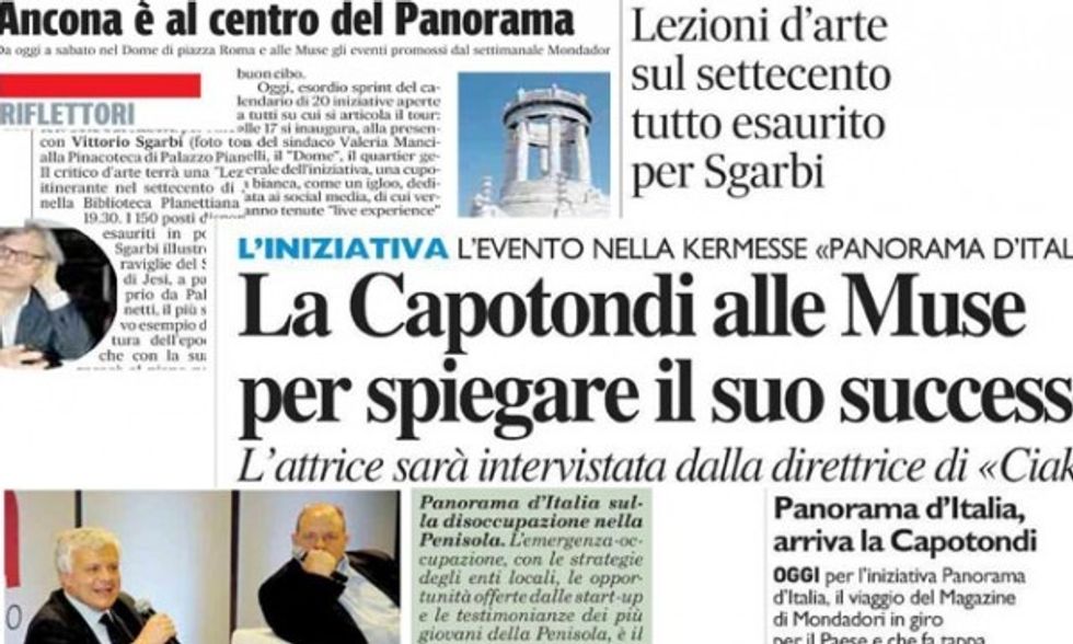 Ancona: la rassegna stampa