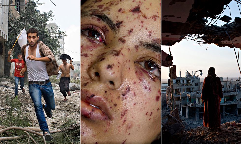 Heidi Levine a Gaza, premio al coraggio nel fotogiornalismo