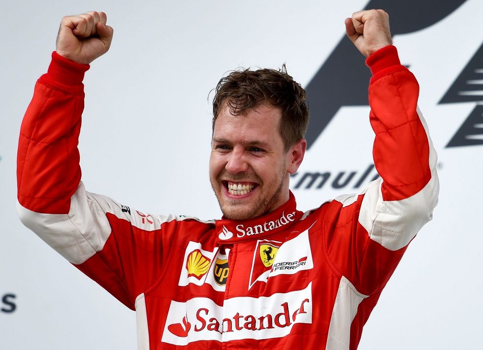 Le immagini del trionfo di Vettel in Malesia