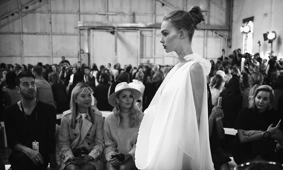 L'Australia Fashion Week in bianco e nero
