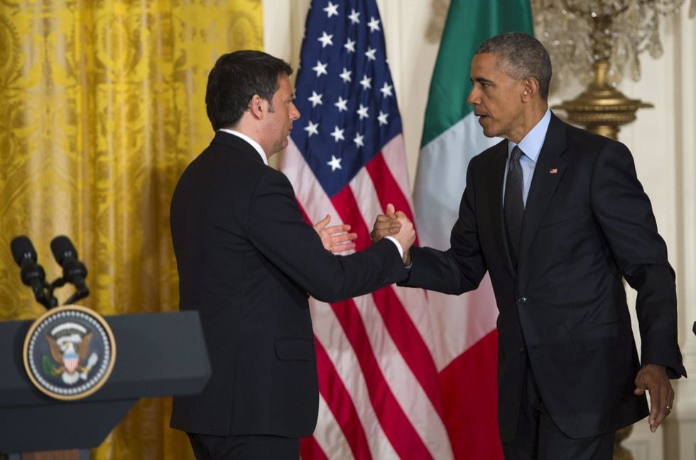 Barack Obama e Matteo Renzi, l'incontro alla Casa Bianca