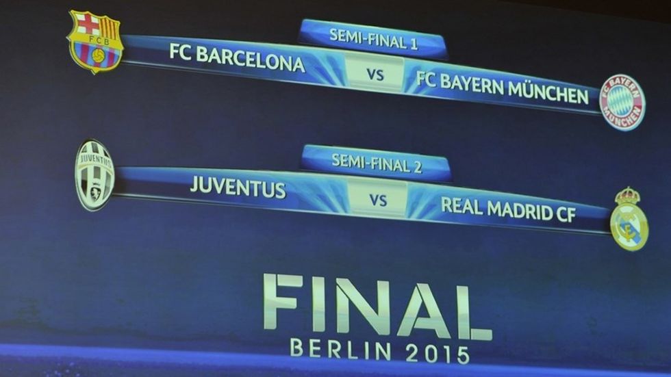 Semifinali Champions League: per la Juventus c'è il Real Madrid