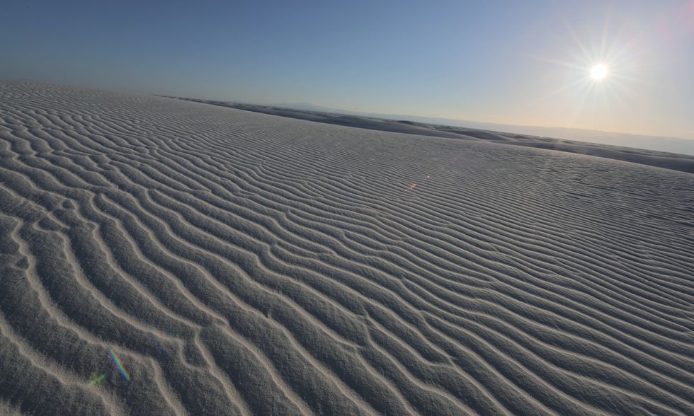 Le dune bianche nel deserto di Chihuahua
