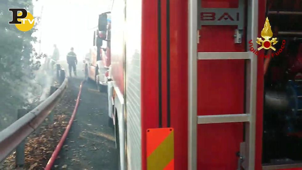 Alpicella, Varazze: incendio boschivo, trovato un corpo carbonizzato
